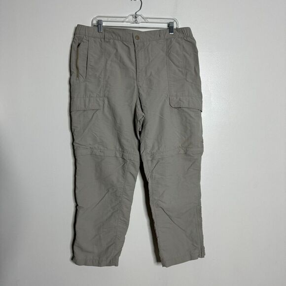 The North Face‎ Pants Mens Beige Cargo Hiking XL Short - Picture 1 of 10